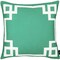 Homeroots Green & White Geometric Decorative Throw Pillow Cover 18 x 18 in. 355323 - alternate 6
